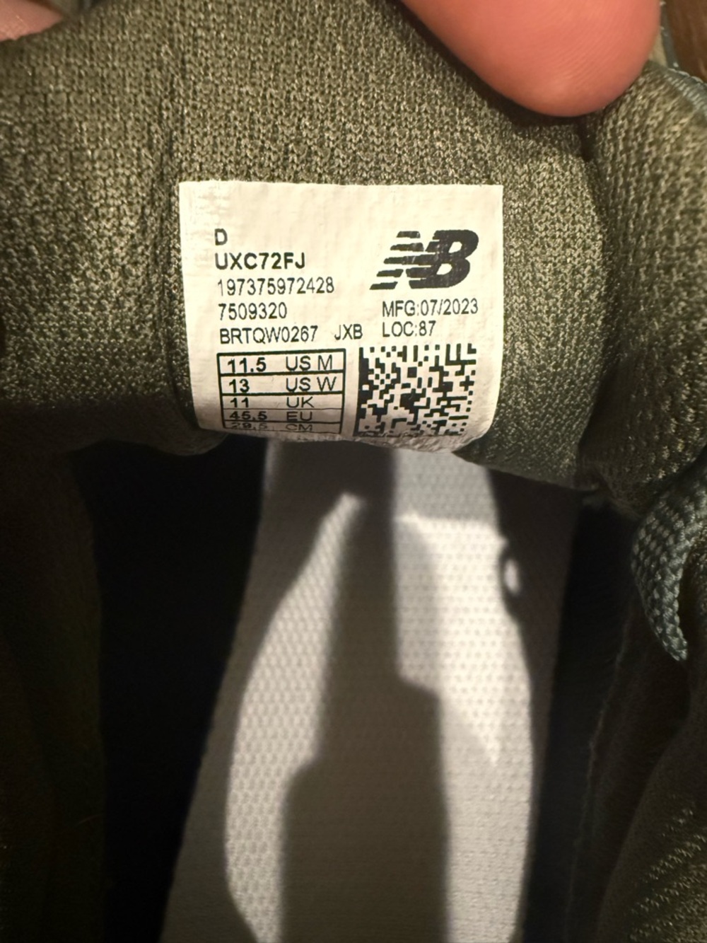 FIGS x New Balance Men's Olive moss Green Suede Sneakers, 11.5 men’s. Great cond - Picture 11 of 11